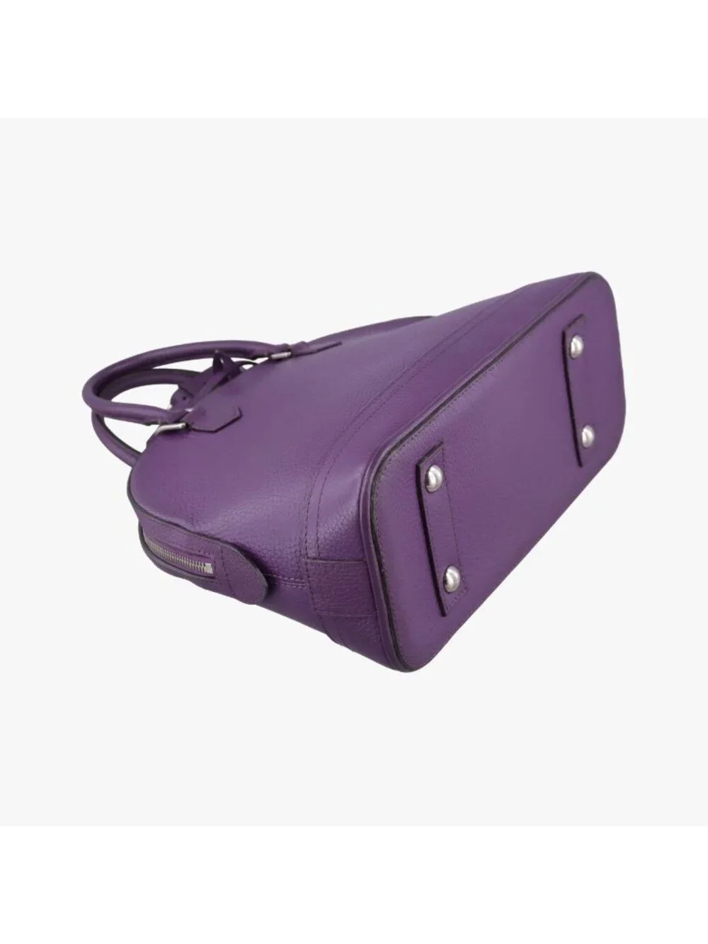 Louis Vuitton Parnascea Alma PM Violet Taurillon Leather Handbag